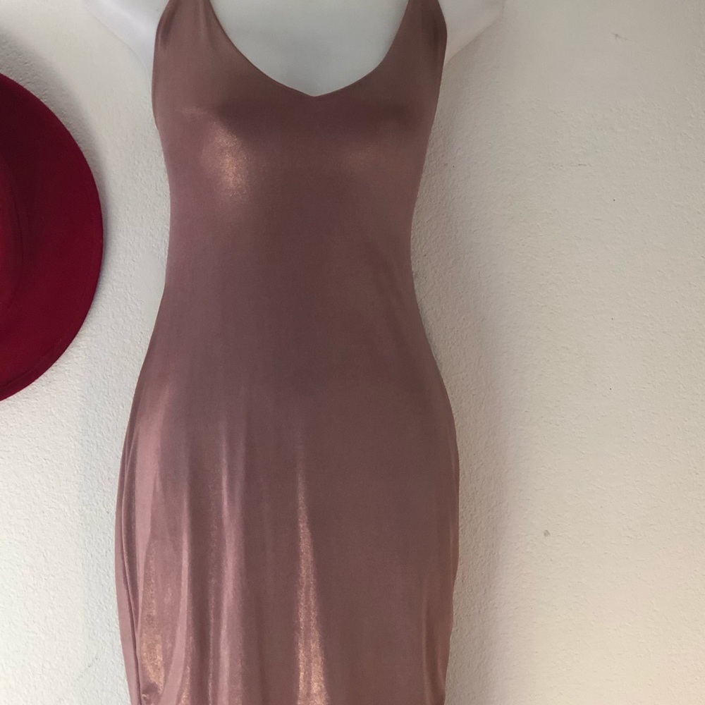 Rose gold dress